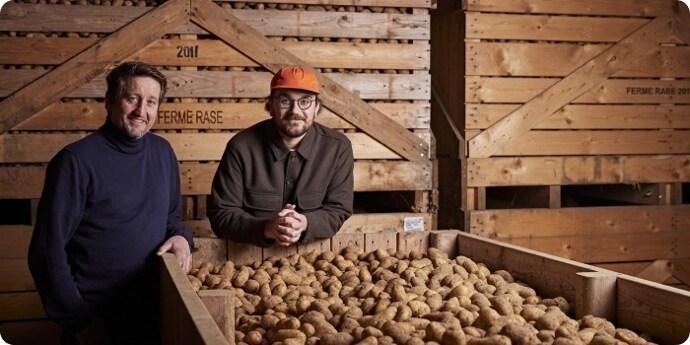 Verse aardappelen van boer Stefan