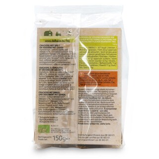 Delhaize | Bio | 150g | Crackers | Spelt | Bio 