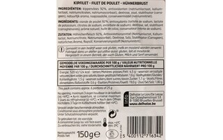 Delhaize | Filet de poulet | Tranches 