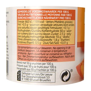 Delhaize | Confiture | Abricots | Maltitol 