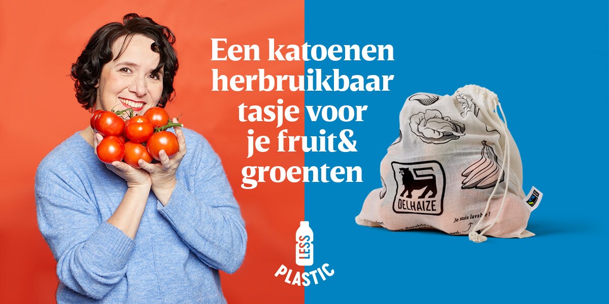 katoene tasje fruit groenten