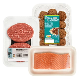 Vlees, vis en vegetarische producten